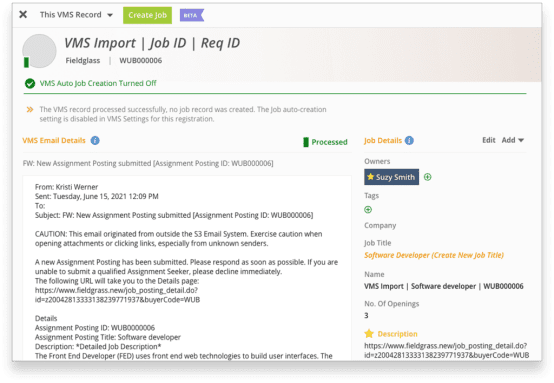 VMSImportContactRecord Import Data Plus